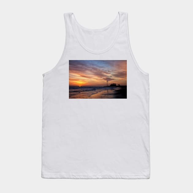 January daybreak on the beach Tank Top by Violaman